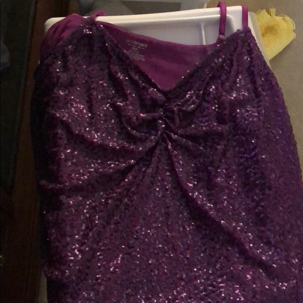 Purple sequin cami